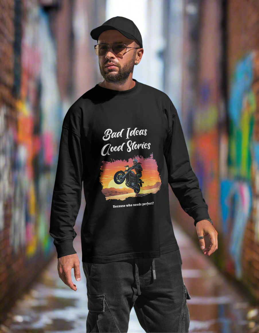 Bad Ideas Good Stories - Black Sweatshirt